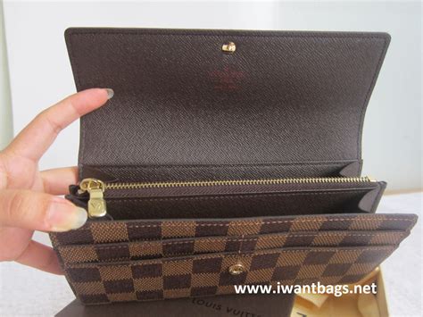 lv sarah wallet damier